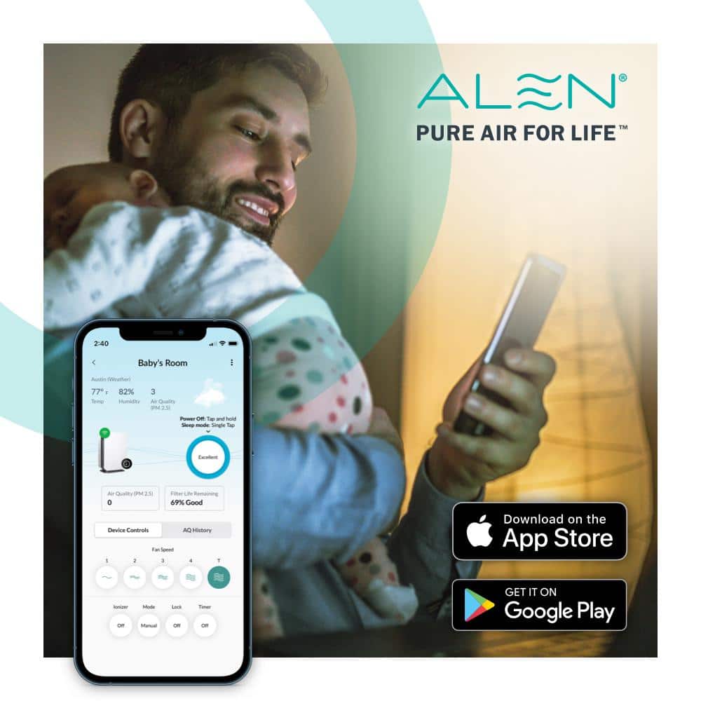 Breathesmart HEPA Console Air Purifier 